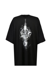 COTTON/MODAL JERSEY T-SHIRTS / BLK