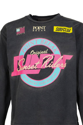 POINT BREAK L/S T-SHIRTS / BLK