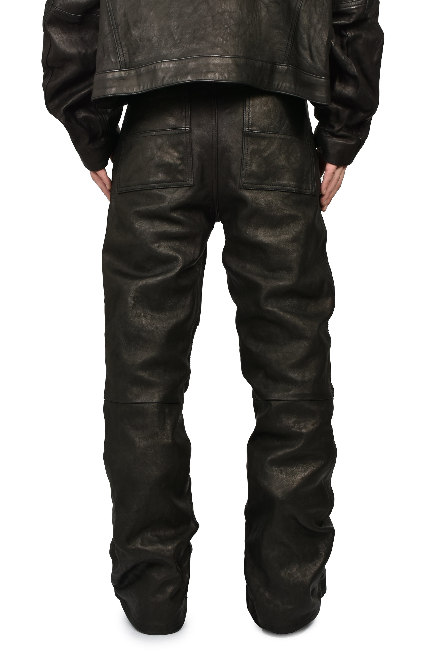 MOTO FLARE TROUSER / BLK