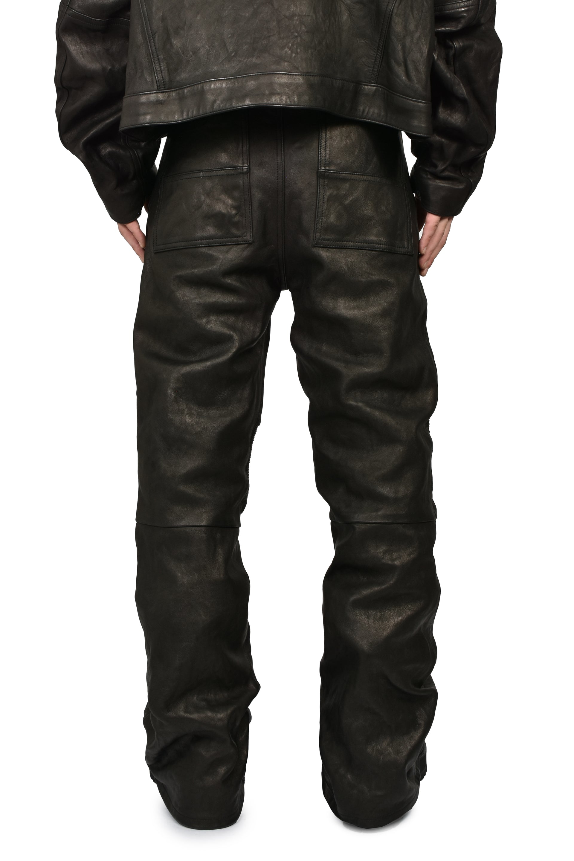 MOTO FLARE TROUSER / BLK