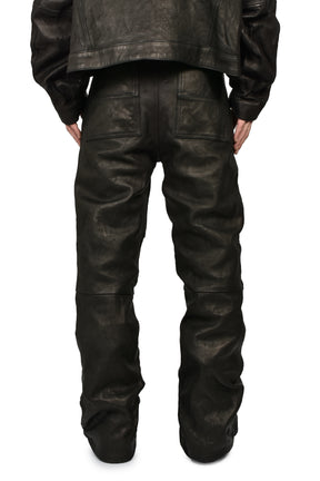 MOTO FLARE TROUSER / BLK
