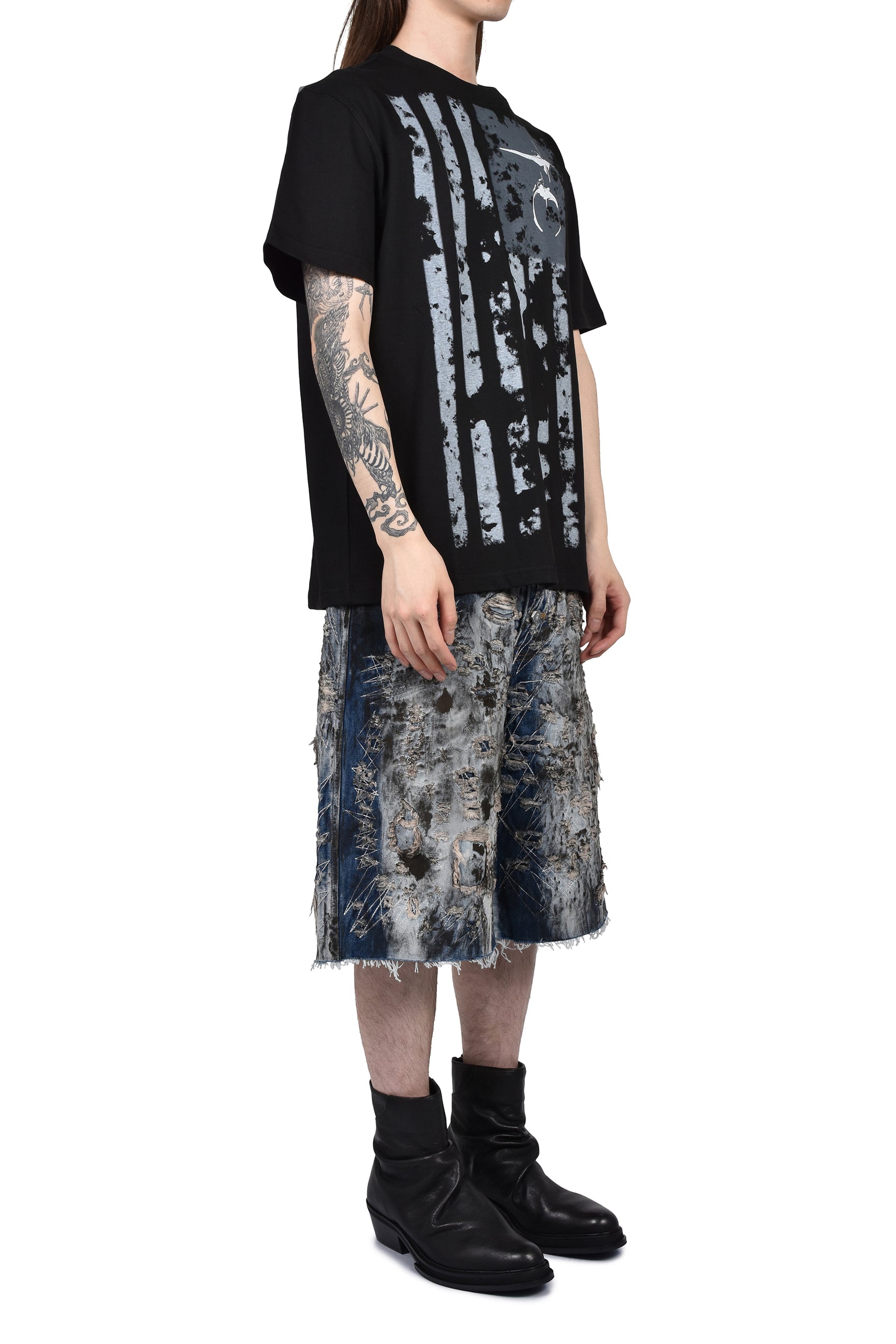 VINTAGE OLD GLORY T-SHIRT / BLK
