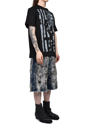 VINTAGE OLD GLORY T-SHIRT / BLK
