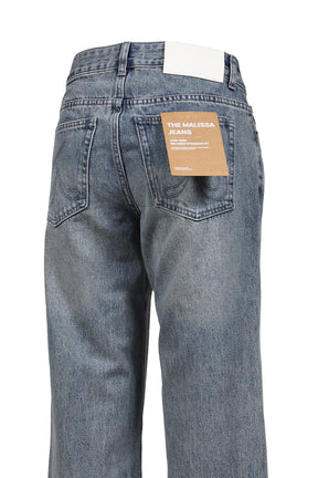 THE MALISSA JEANS / WASHED BLU