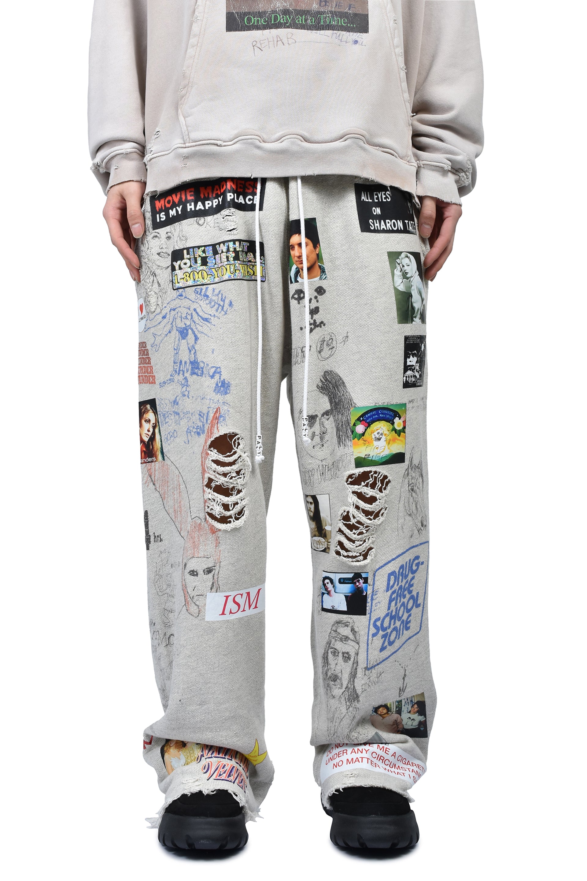 MOVIE MADNESS SWEATPANT / HTR GRY