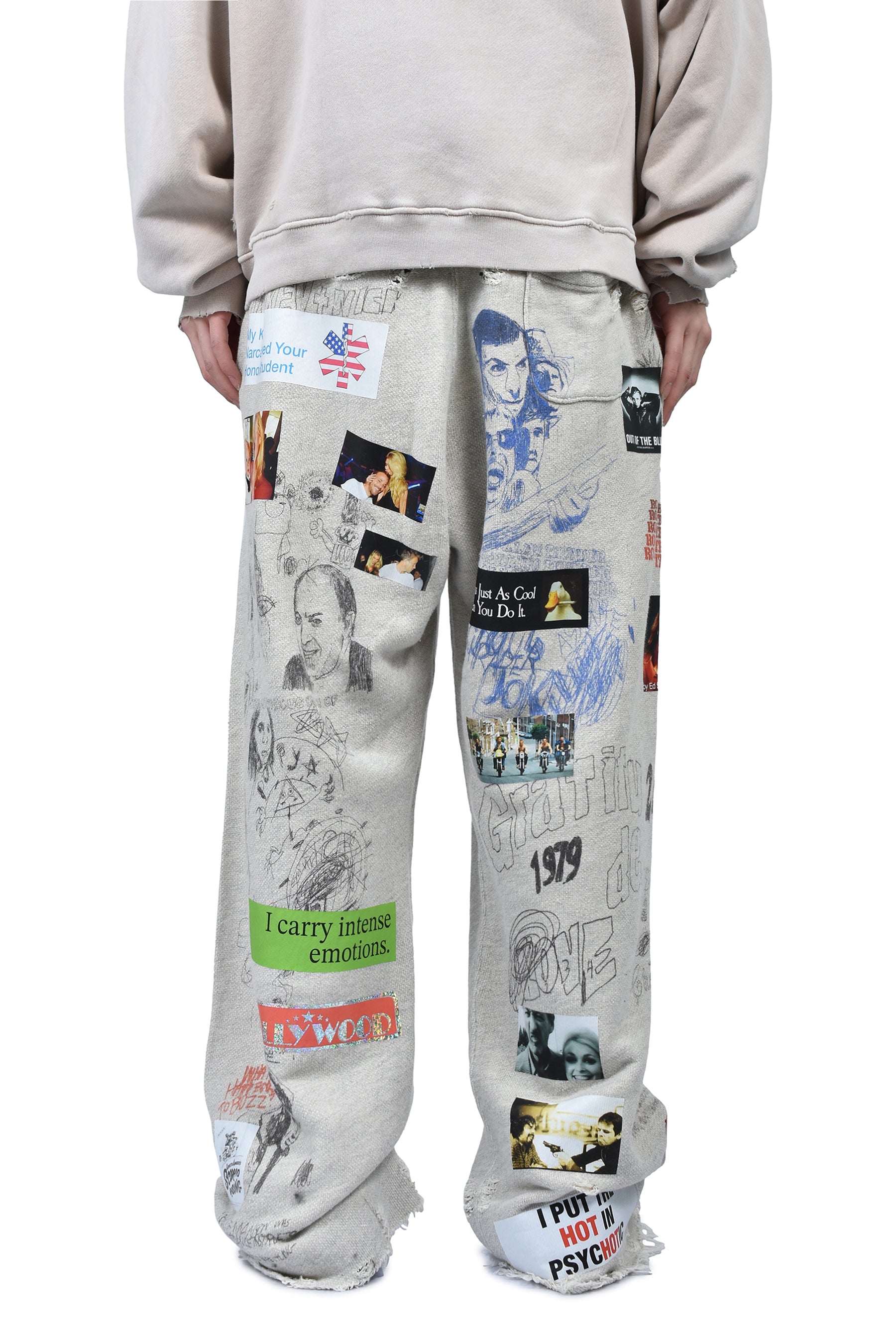 MOVIE MADNESS SWEATPANT / HTR GRY