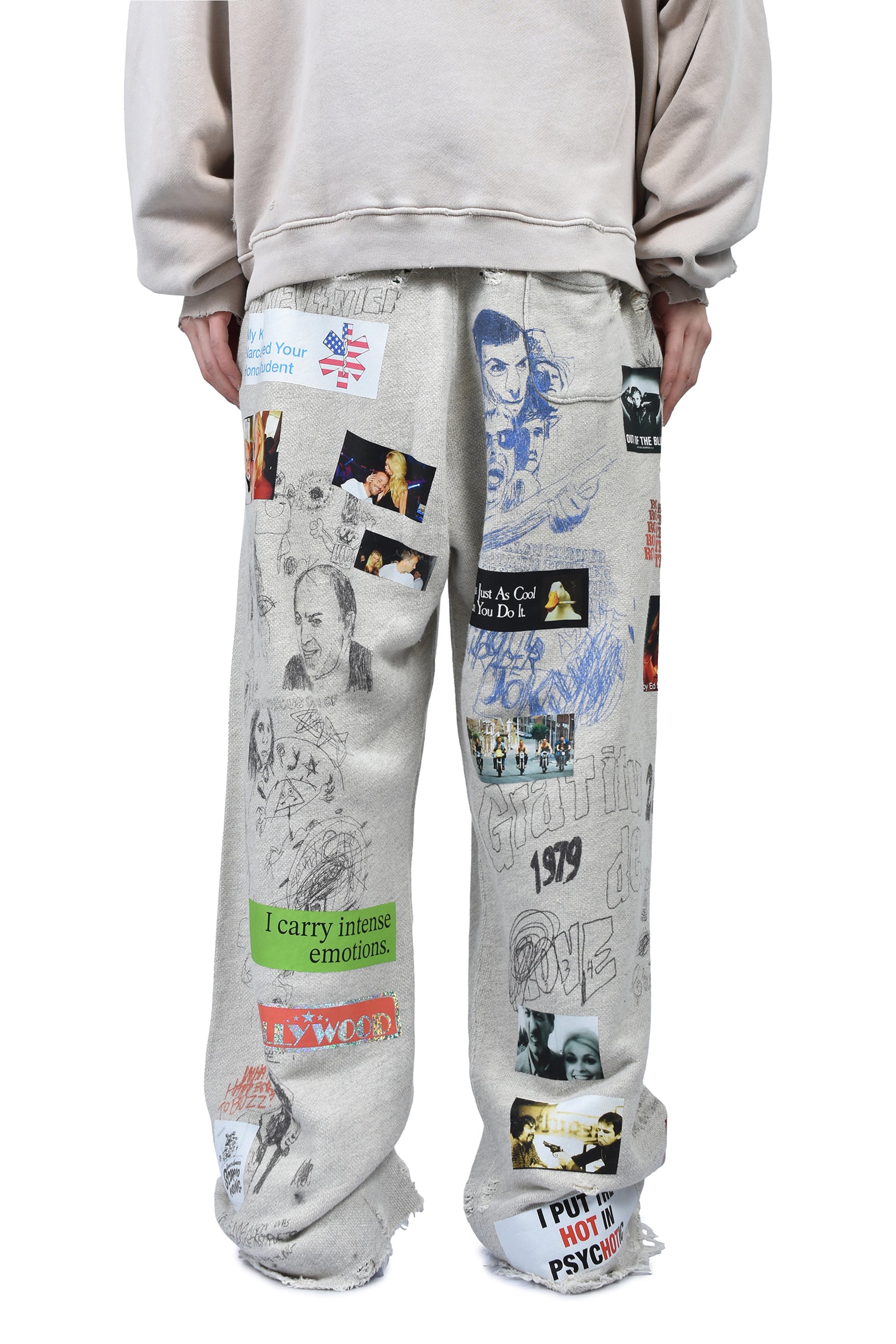 MOVIE MADNESS SWEATPANT / HTR GRY
