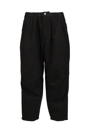 DOT CORD BALLOON PANTS / BLACK 