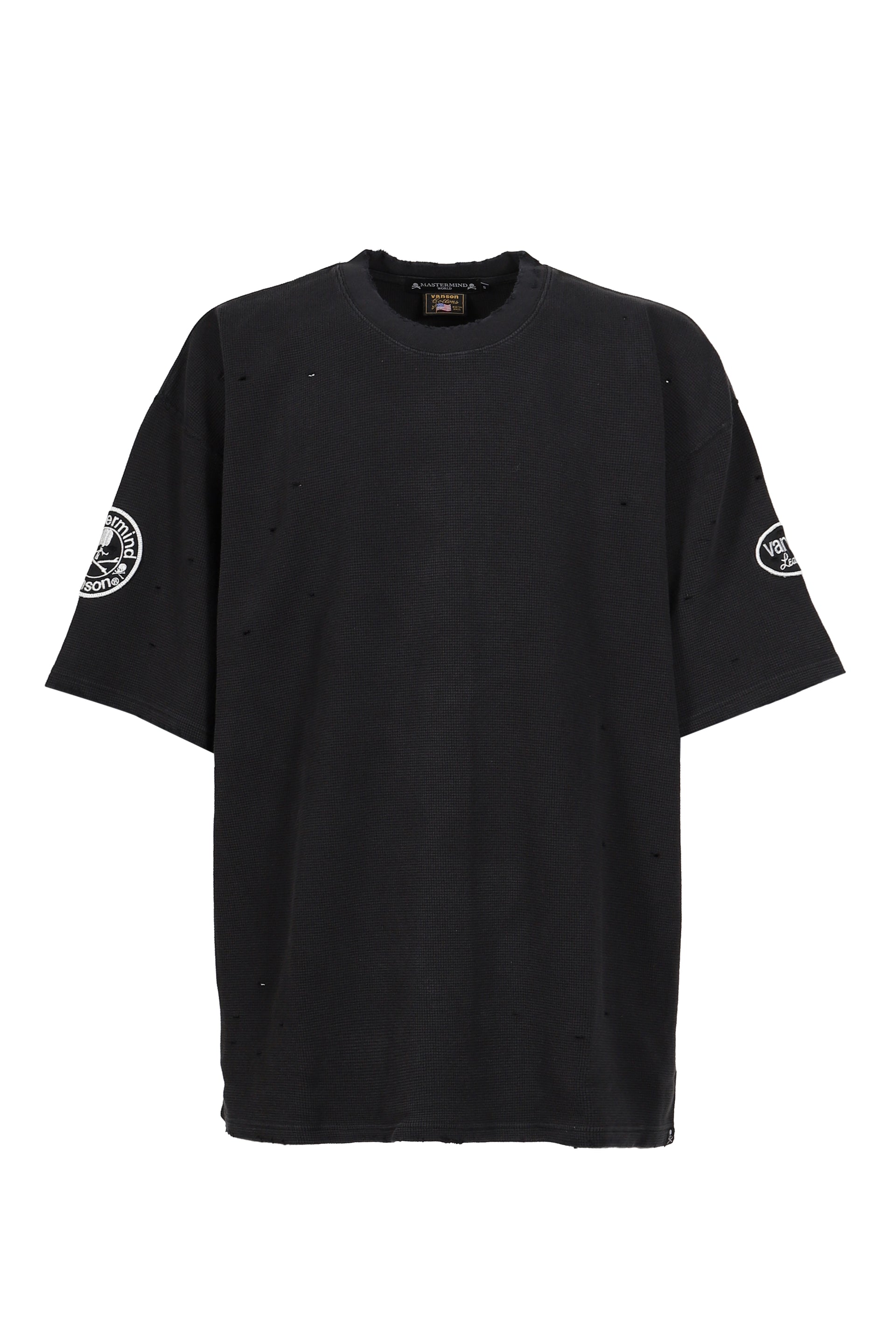 VANSON THERMAL S/S TEE BOXY FIT (DAMAGED) / BLK