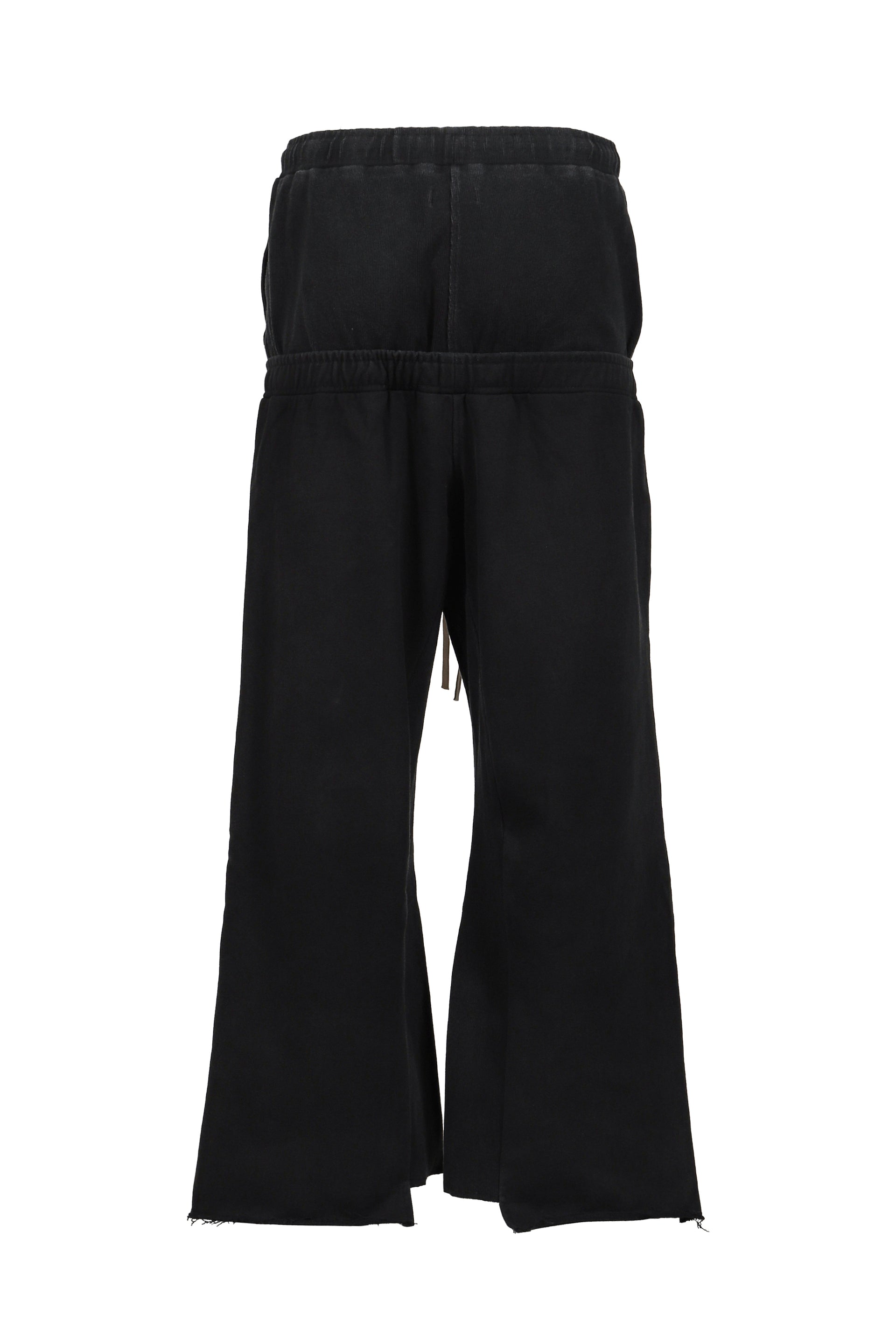 DOUBLE SWEAT PANTS (EXCLUSIVE) / WASHED BLK