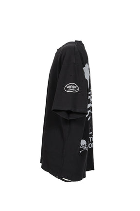 VANSON THERMAL S/S TEE BOXY FIT (DAMAGED) / BLK