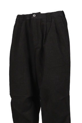 DOT CORD BALLOON PANTS / BLACK 
