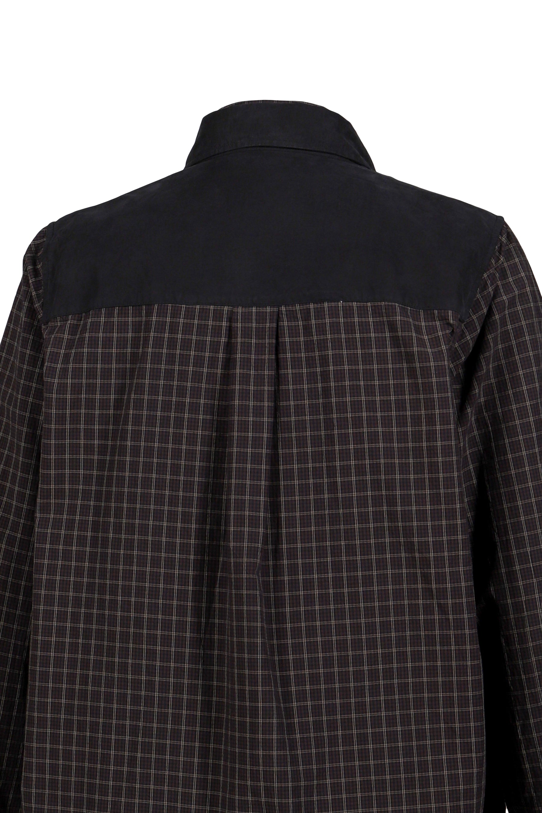 DOUBLE BORROWED SHIRT / BRW BLK