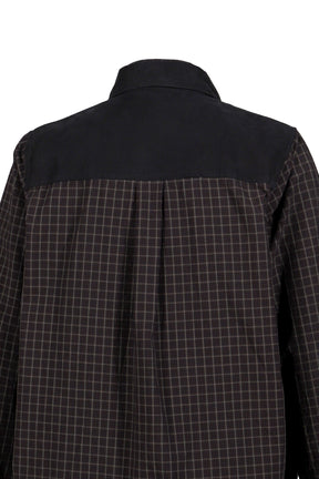 DOUBLE BORROWED SHIRT / BRW BLK