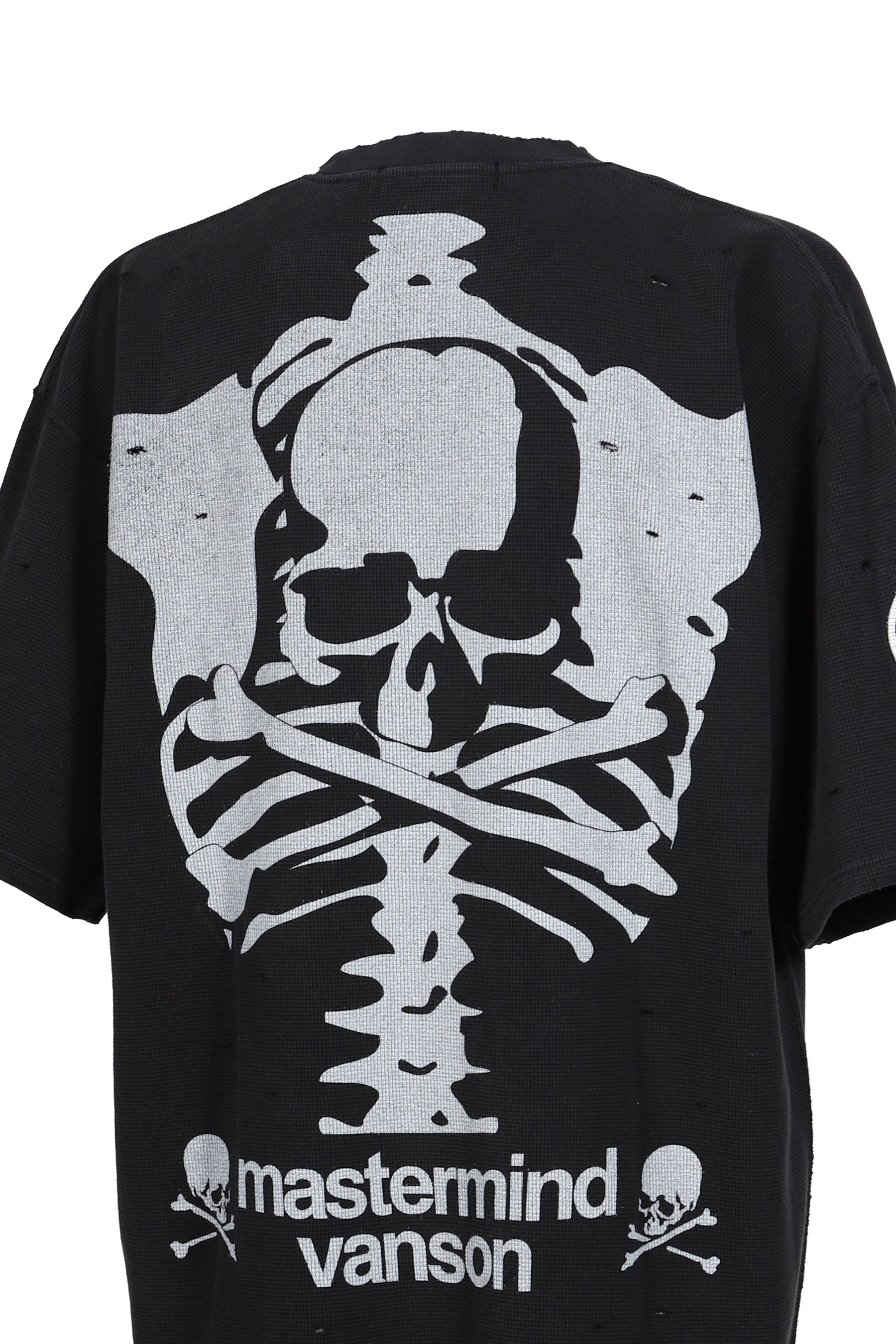 VANSON THERMAL S/S TEE BOXY FIT (DAMAGED) / BLK