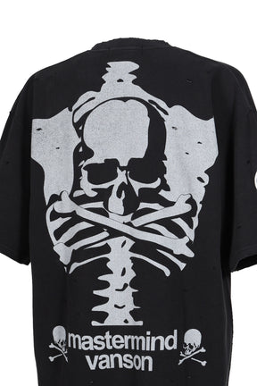 VANSON THERMAL S/S TEE BOXY FIT (DAMAGED) / BLK
