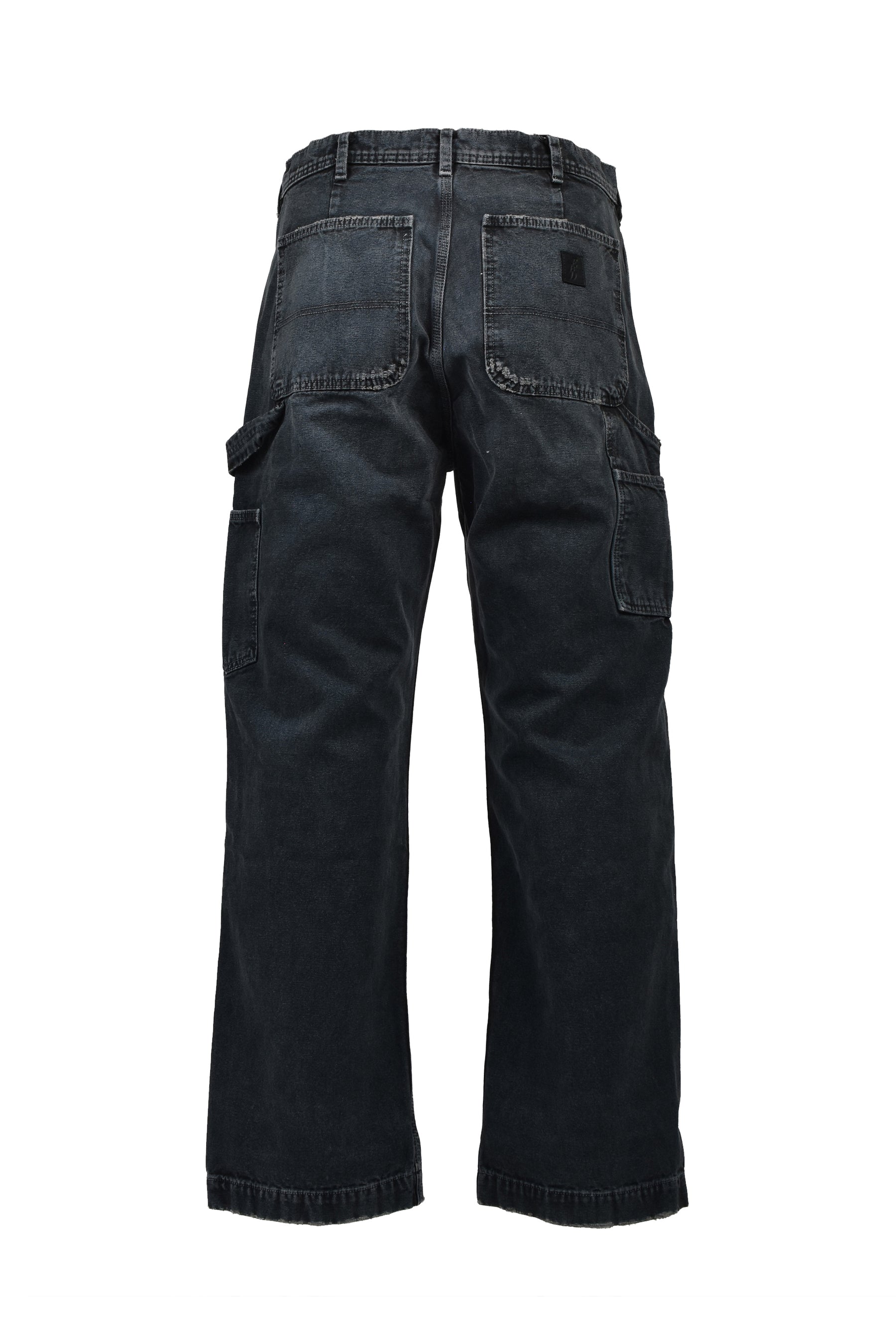 PAINT PANTS / WASHED BLK