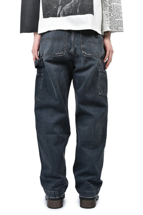 PAINT PANTS / WASHED BLK