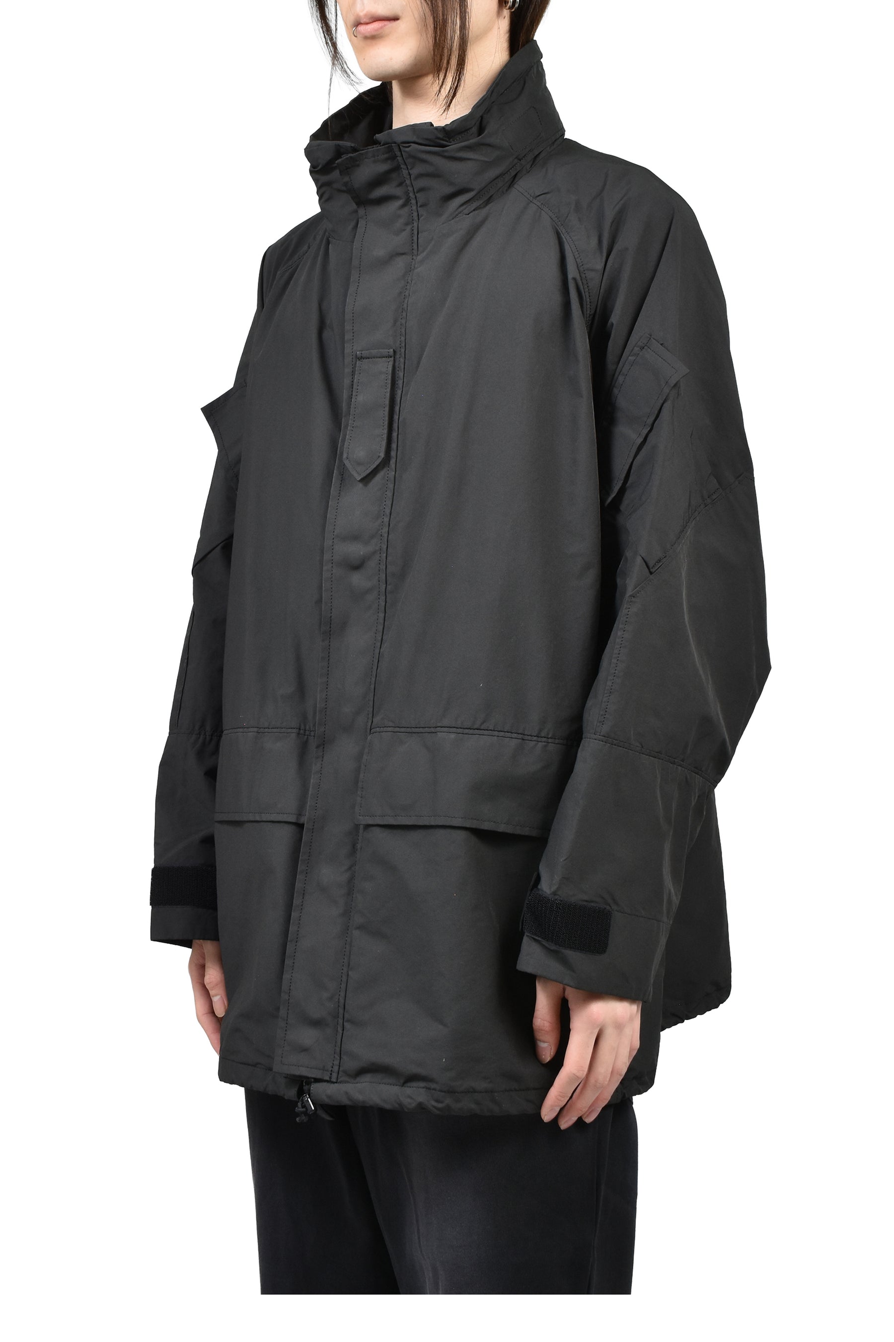 WEATHER MILITARY JACKET / LINER NYLON ZU CONNECTION / BLK