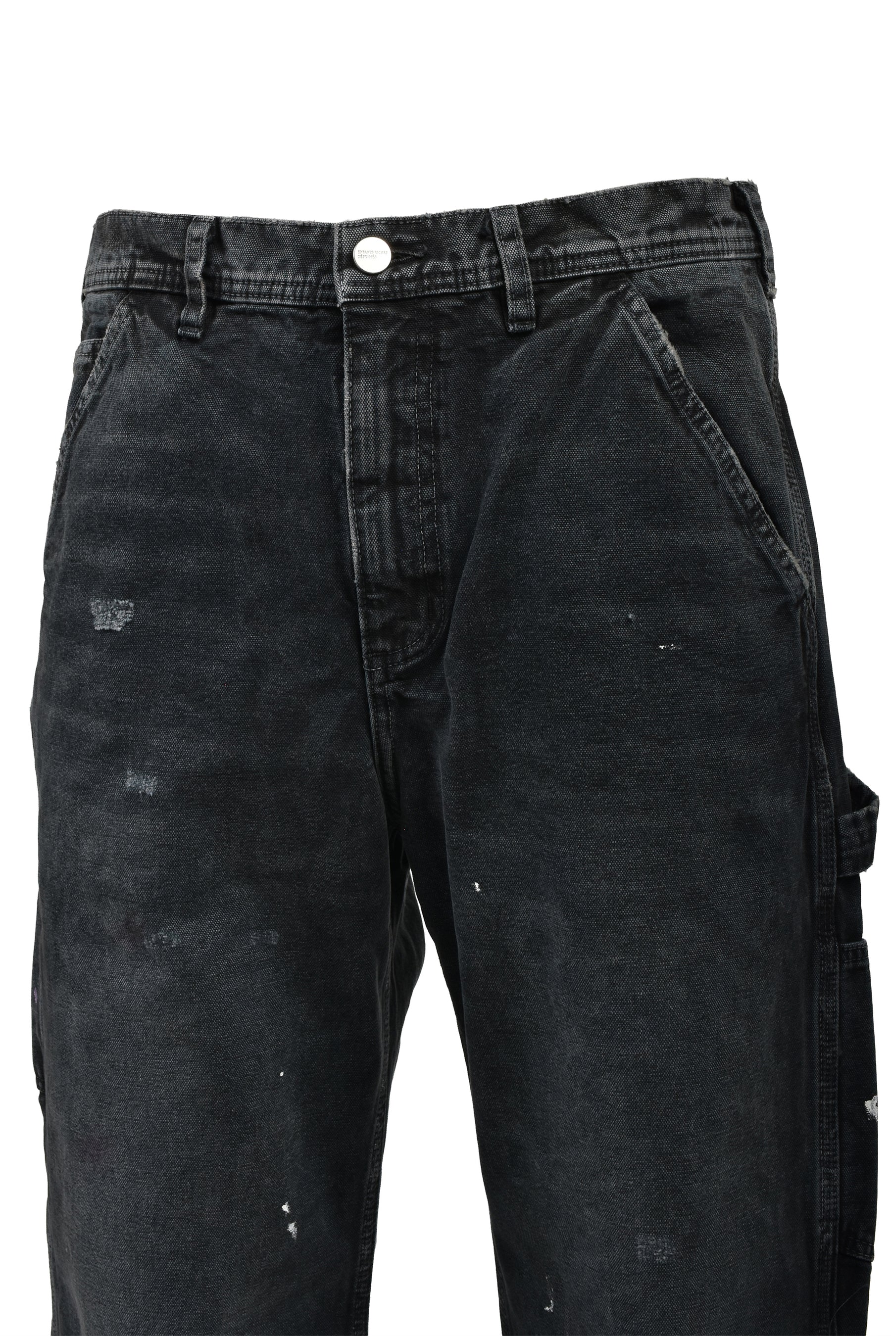 PAINT PANTS / WASHED BLK