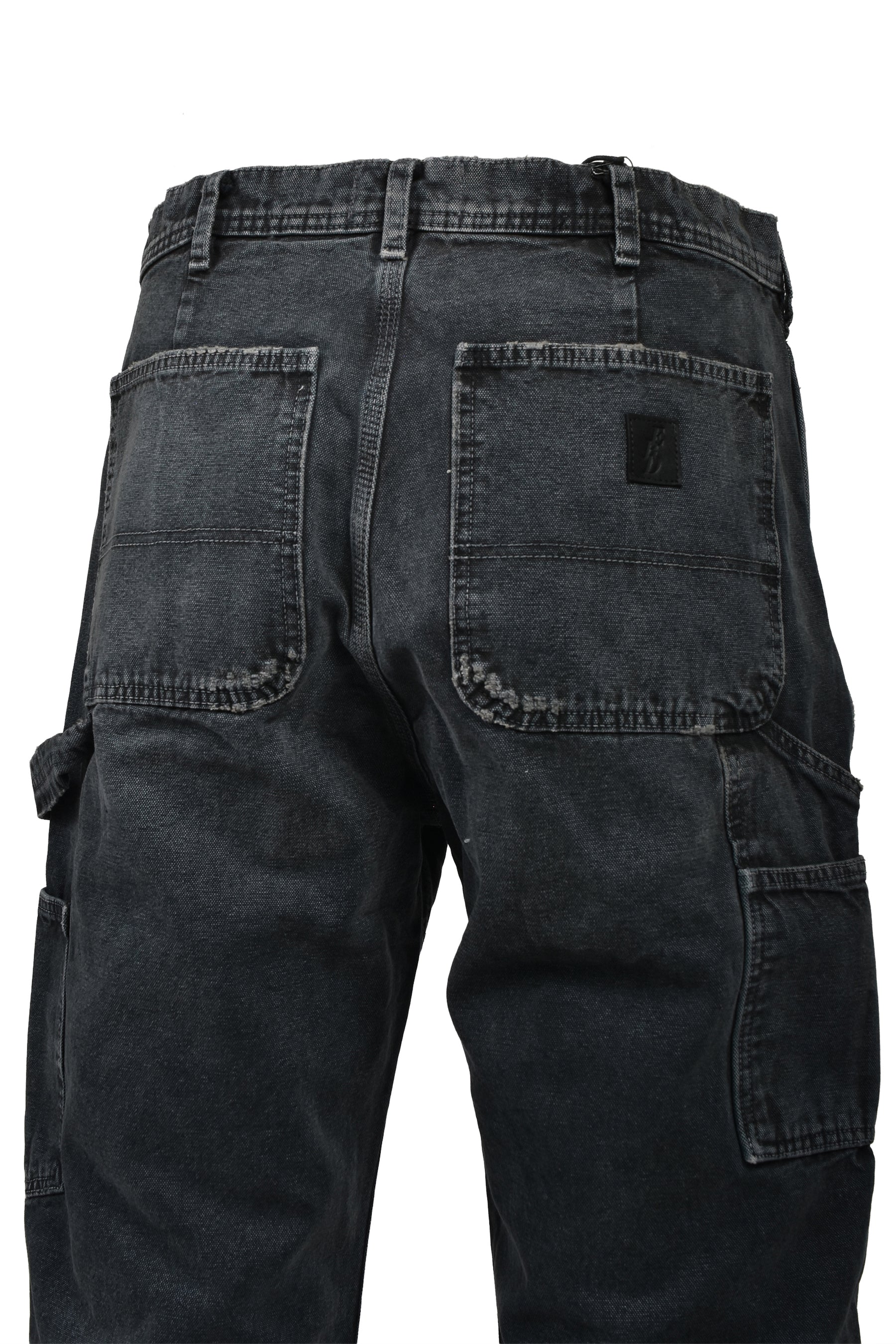 PAINT PANTS / WASHED BLK