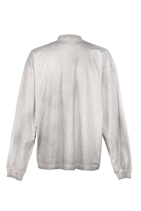 GAS MASK BEAR LONG SLEEVE T-SHIRT / L.GRY