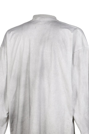 GAS MASK BEAR LONG SLEEVE T-SHIRT / L.GRY