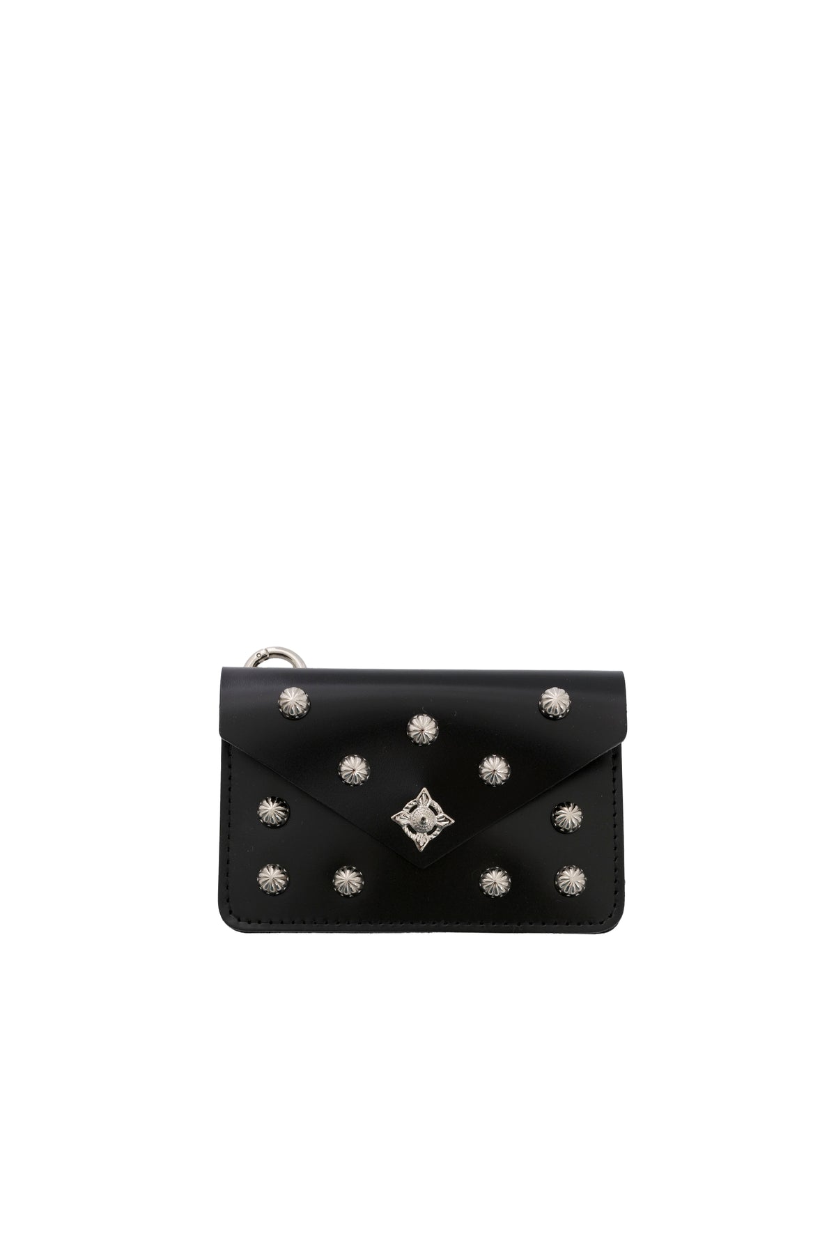 LEATHER POUCH SQUARE / BLK