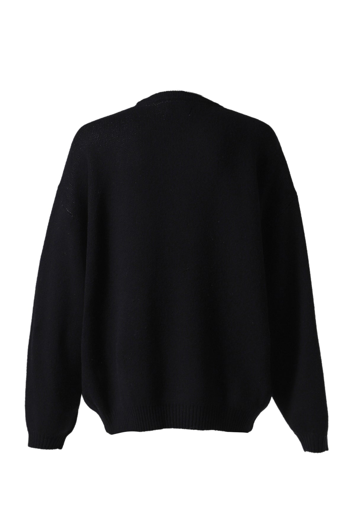 BIG LOGO KNIT SWEATER / BLK