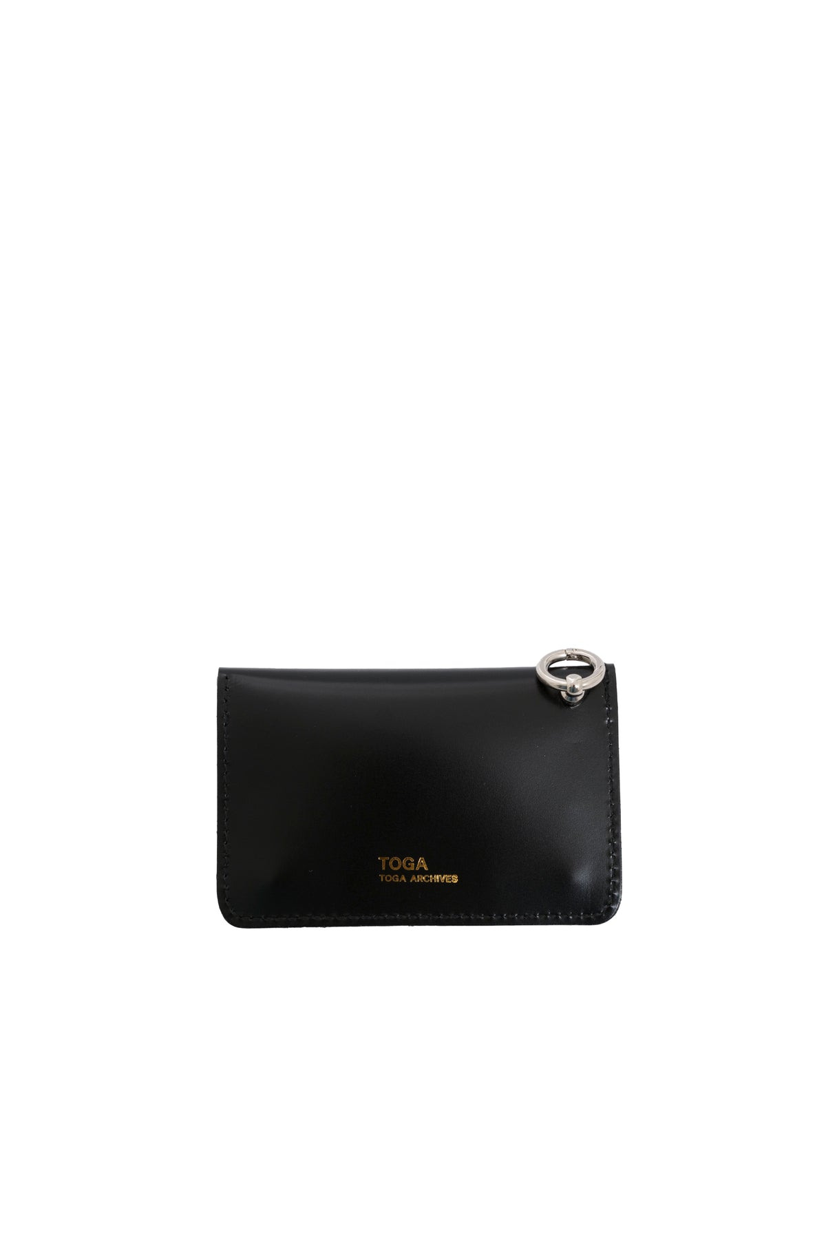 LEATHER POUCH SQUARE / BLK