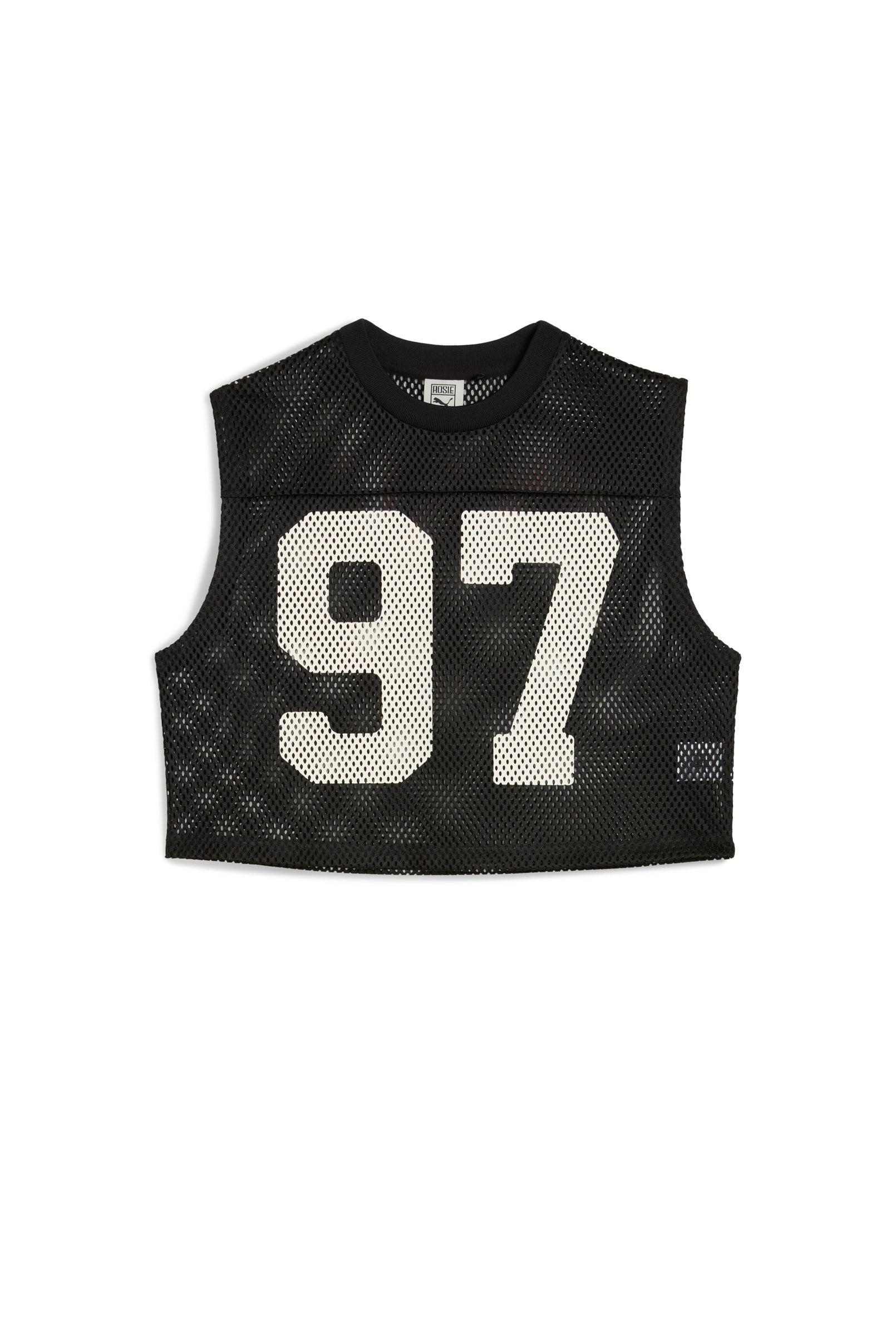 RELAXED MESH TOP / PUMA BLACK