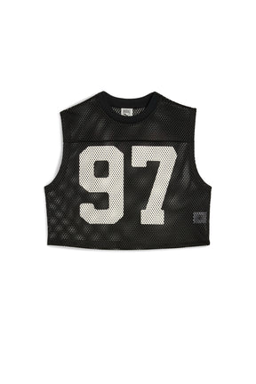 RELAXED MESH TOP / PUMA BLACK