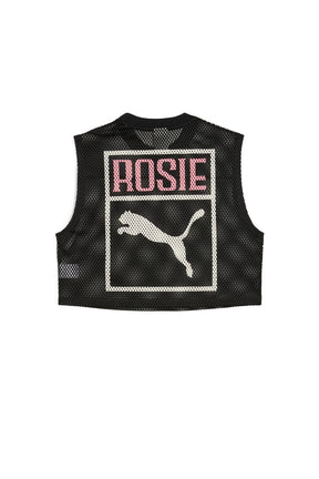 RELAXED MESH TOP / PUMA BLACK