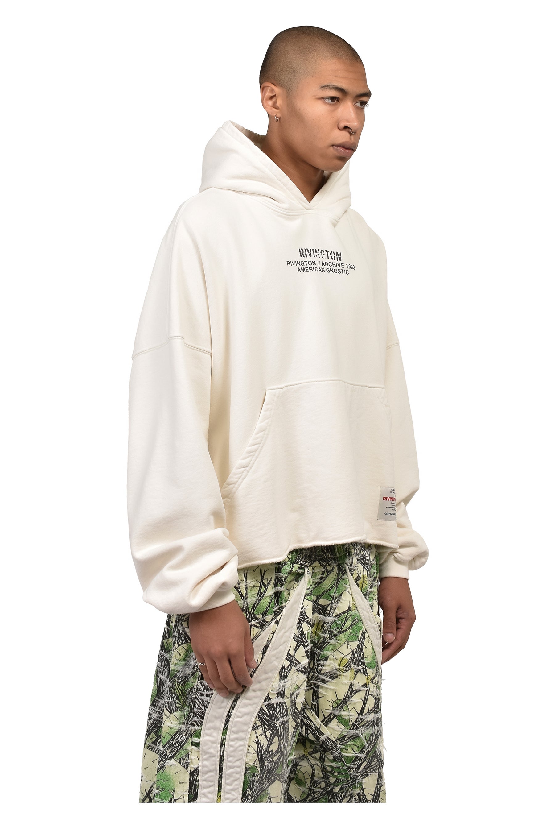 ARCHIVE AMERICAN CROPPER HOODIE / CRM