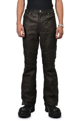 MOTO FLARE TROUSER / BLK