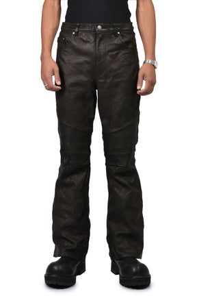 MOTO FLARE TROUSER / BLK