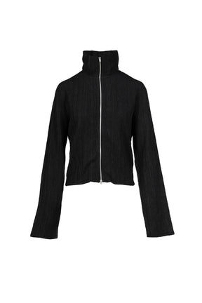 SLIM ZIP LONGSLEEVE / OBSIDIAN DEPTH