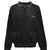 SCRIPT LOGO KNIT ZIP UP JACKET / BLK