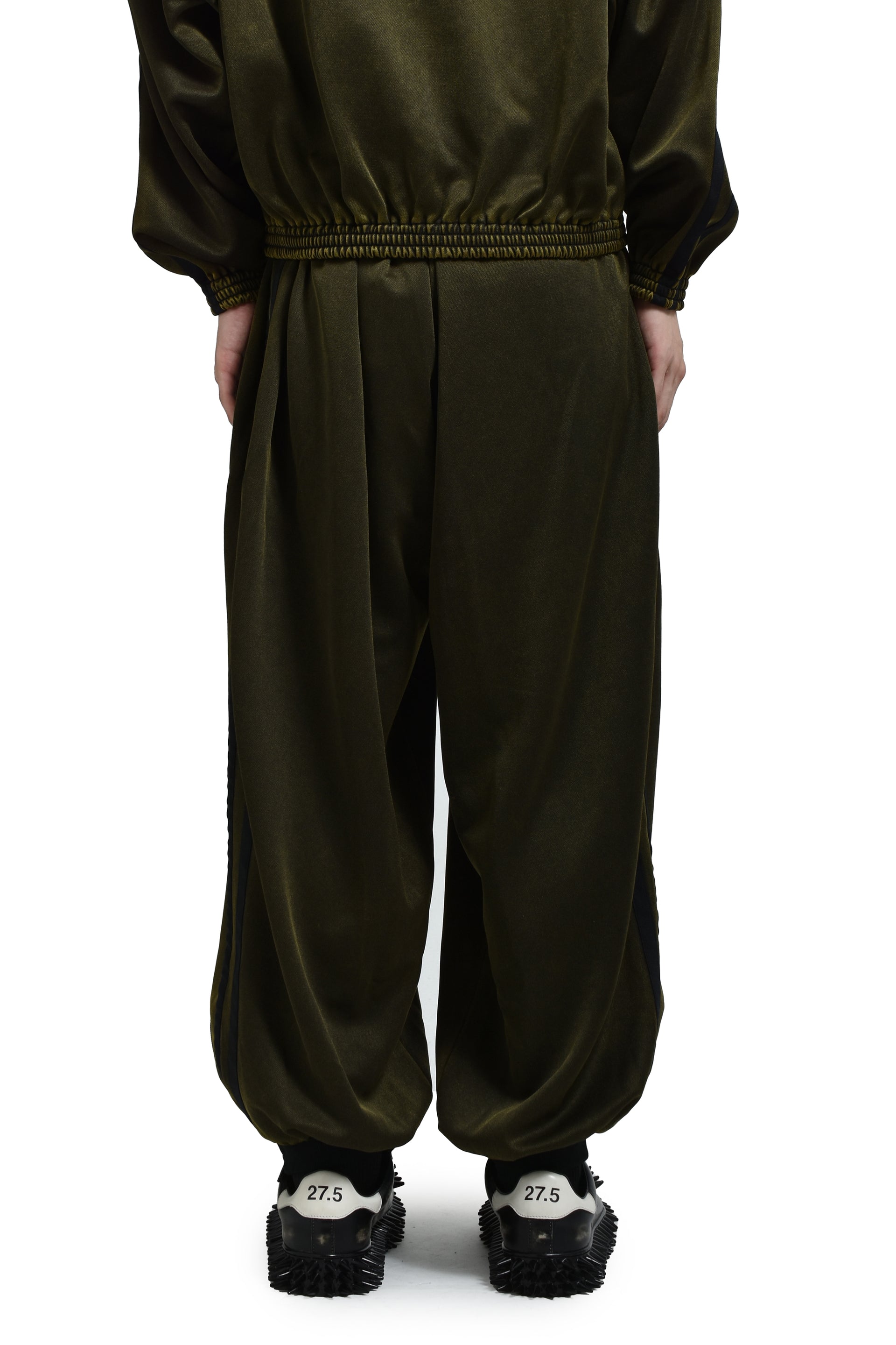 FADED BLACK TRACK PANTS / YEL