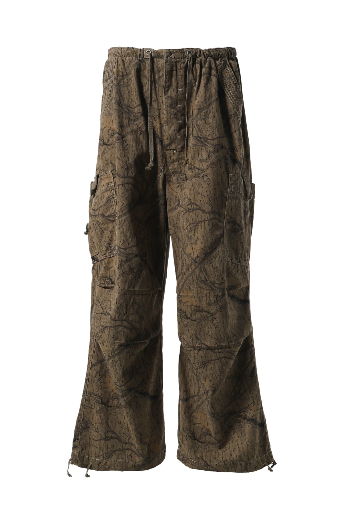 FOREST CAMO PARACHUTE PANTS / CAMO