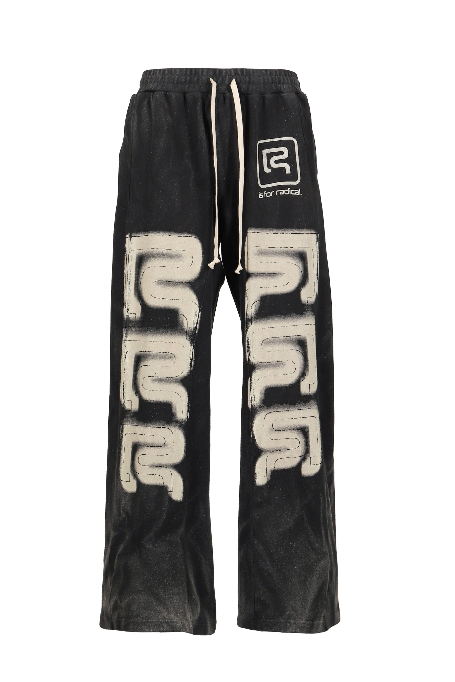 RRR123 スエットパンツ RRR123 FW25 スウェットパンツ R LOGO FASTER FLIGHT / MECHANIC BLK