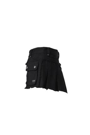 AARON LAYERED POCKET BELT / BLK