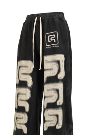 R LOGO FASTER FLIGHT / MECHANIC BLK