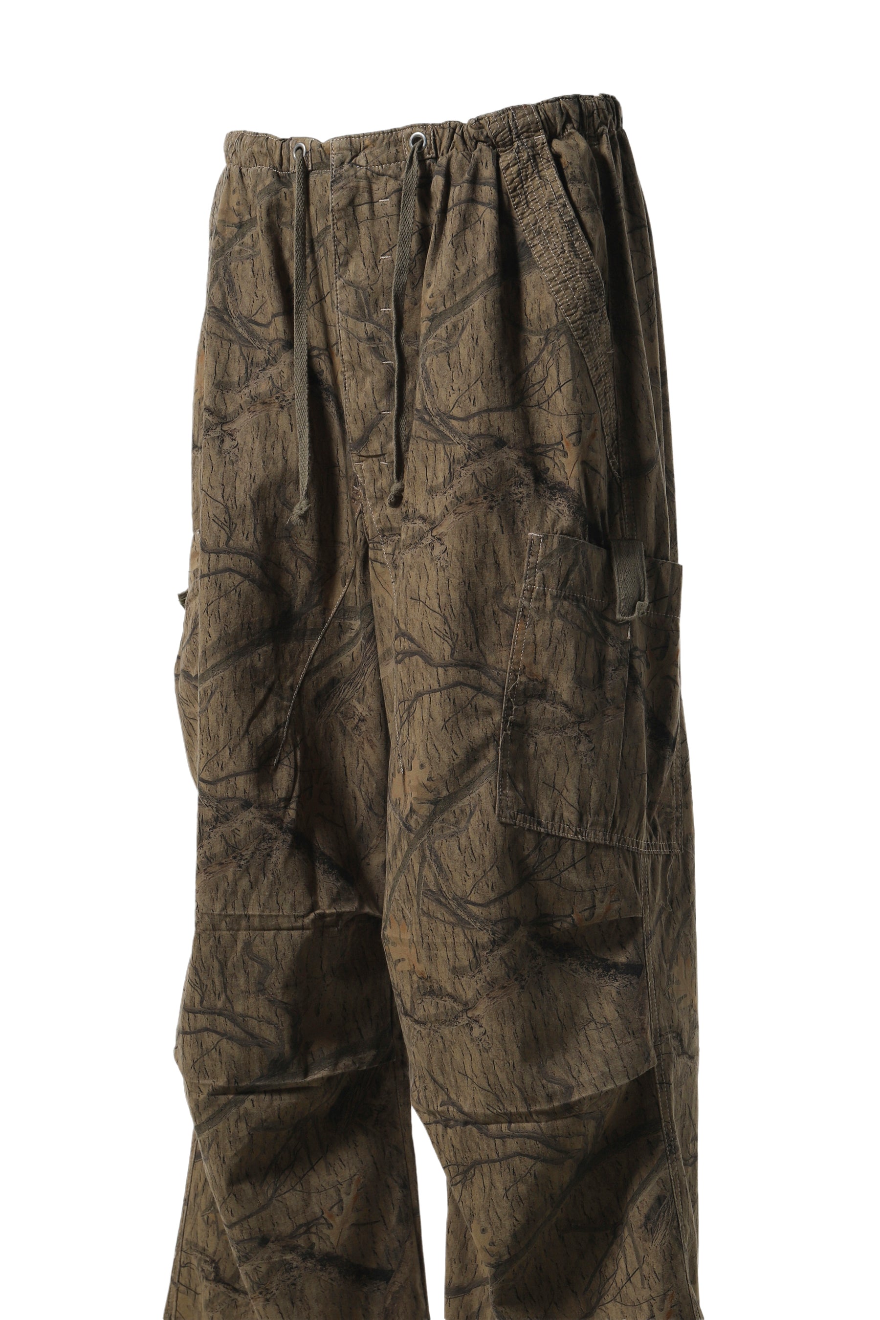 FOREST CAMO PARACHUTE PANTS / CAMO