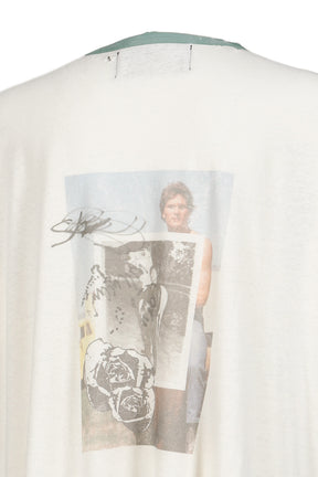 BACK TO LIFE RINGER TEE / WHT