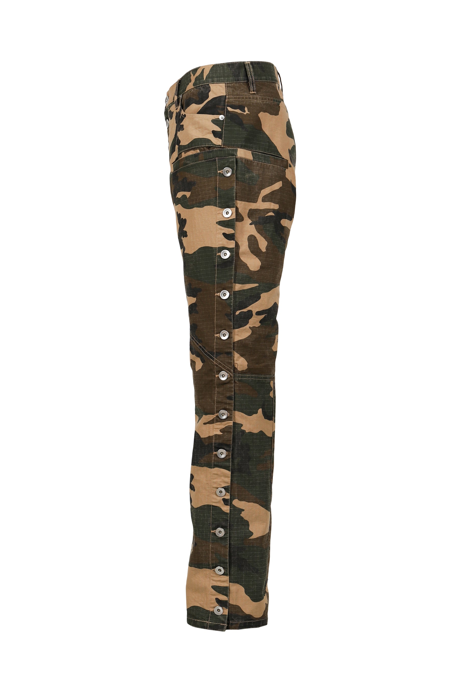 SIDE BUTTON PANTS / CAMO