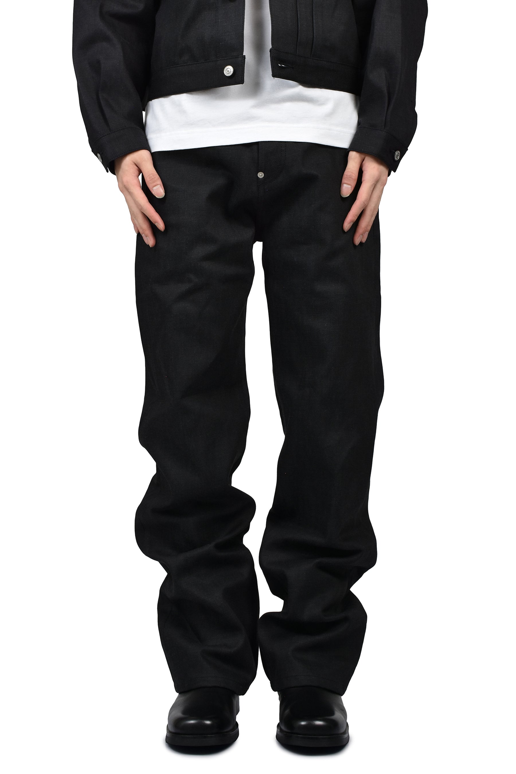 RH STRAIGHT JEAN / RAW BLK