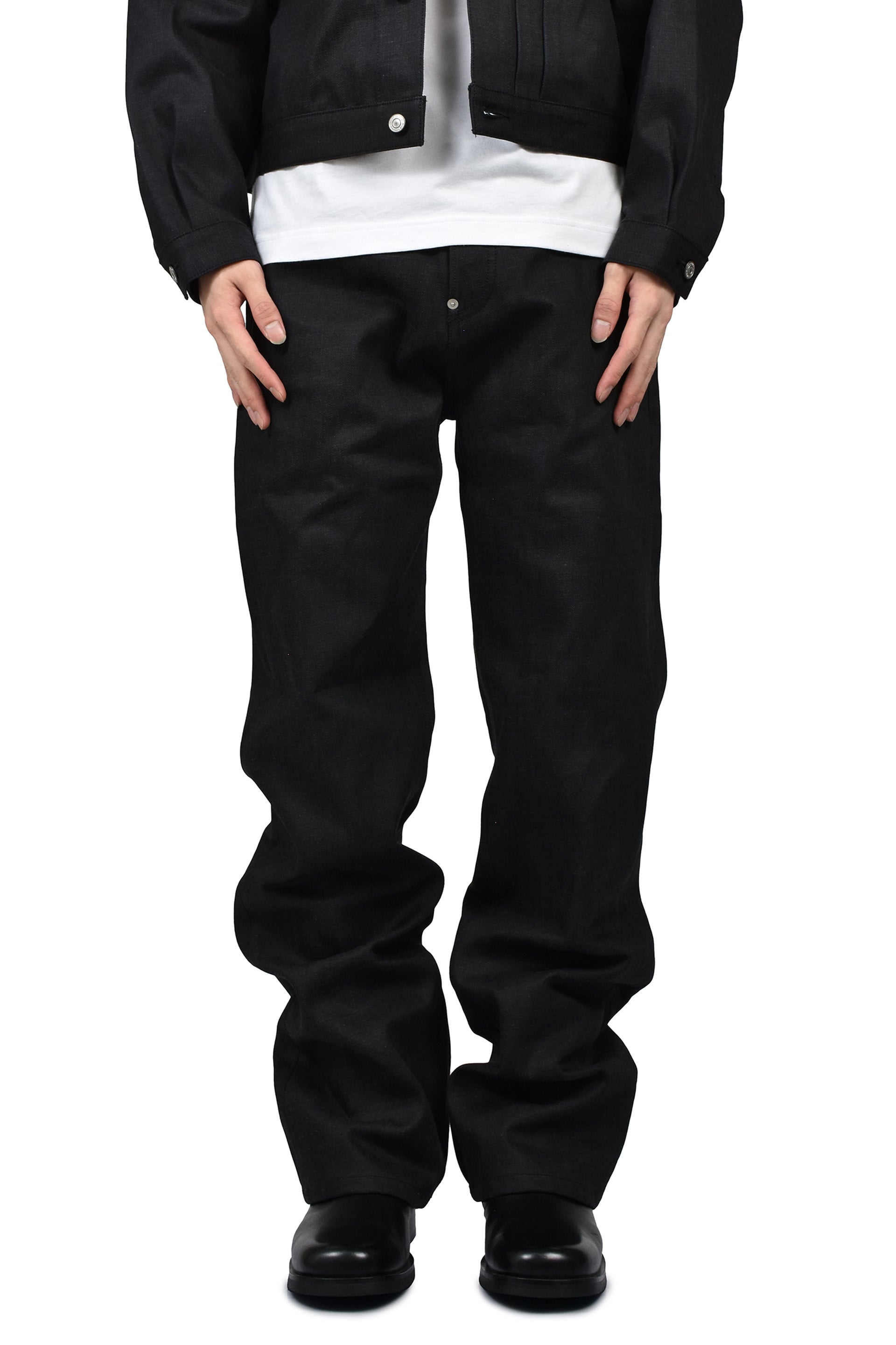 RH STRAIGHT JEAN / RAW BLK