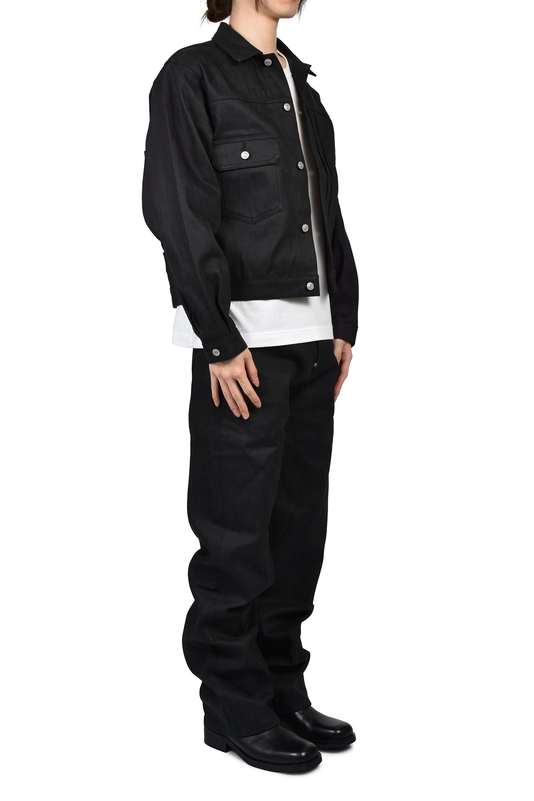 RH STRAIGHT JEAN / RAW BLK
