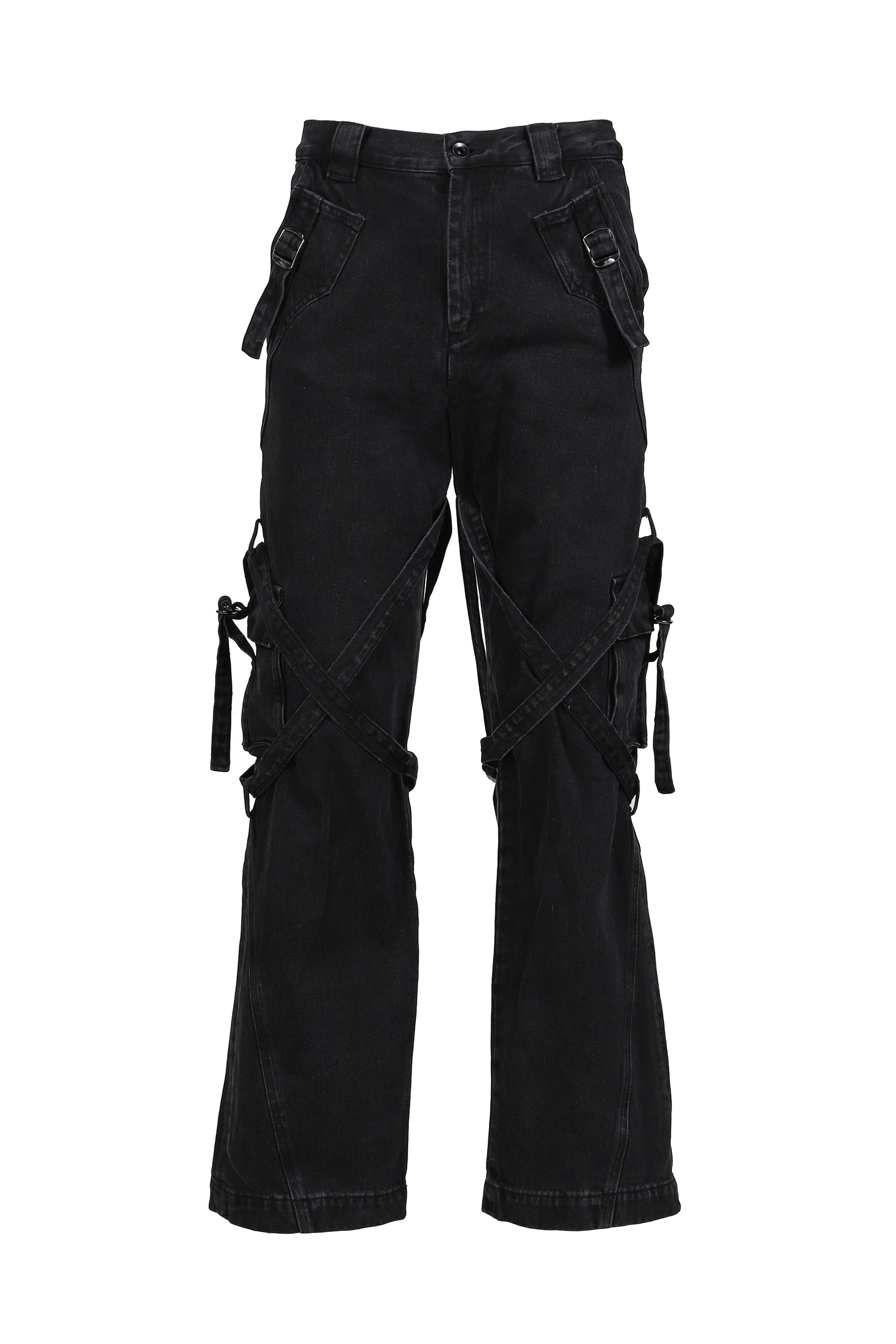BONDAGE CARGO PANTS 2.0 / BLACK